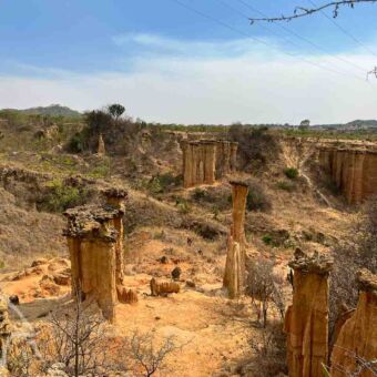 landschap van Isimilia stone age