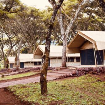 tented camp in de ngorongoro conservation area