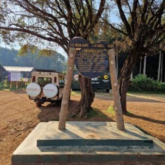 Informatiebord Kilimanjaro National Park