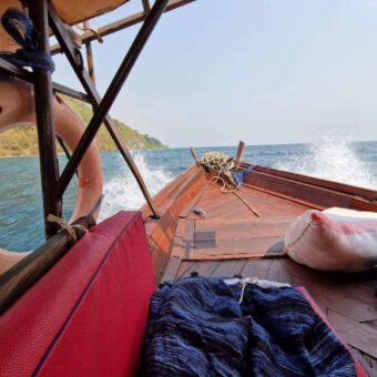 boottocht op een traditioneel schip